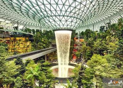 فرودگاه چانگی سنگاپور ؛ از بهترین فرودگاه های دنیا، عکس