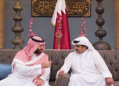خبرنگاران نخستین تماس تلفنی امیر قطر با ولیعهد سعودی پس از خاتمه اختلافات