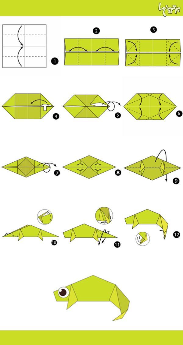 آموزش تصویری انواع اوریگامی ها